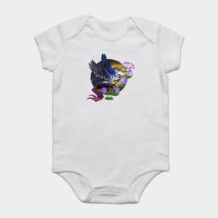 Morning Glory Bluejay Baby Bodysuit